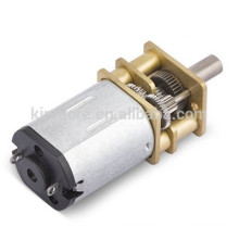 Motor da engrenagem de 12mm com a caixa de engrenagens exposta metal e o eixo Inline de 3mm